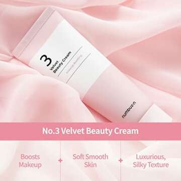 numbuzin No.3 Cream | Velvet Beauty Cream | Hydration, Textured Skin, Poreless, Smooth Skin, Makeup ...