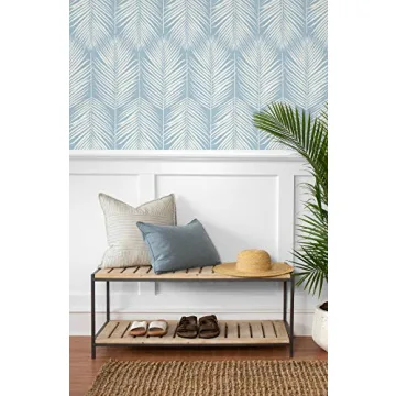 NextWall Palm Coastal Peel and Stick Wallpaper for Easy Decor