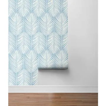 NextWall Palm Coastal Peel and Stick Wallpaper for Easy Decor