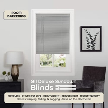 Cordless Room Darkening Mini Blinds by Achim Home Decor