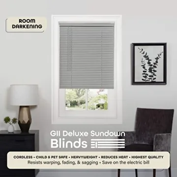 Cordless Room Darkening Mini Blinds by Achim Home Decor