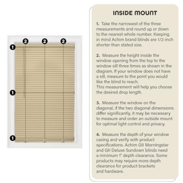 Cordless Room Darkening Mini Blinds by Achim Home Decor