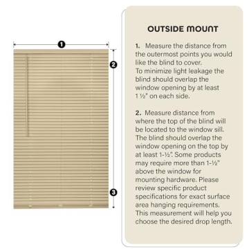 Cordless Room Darkening Mini Blinds by Achim Home Decor