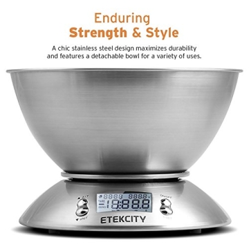 Etekcity Digital Kitchen Scale for Cooking and Baking