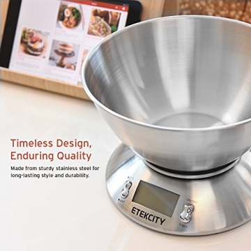 Etekcity Digital Kitchen Scale for Cooking and Baking