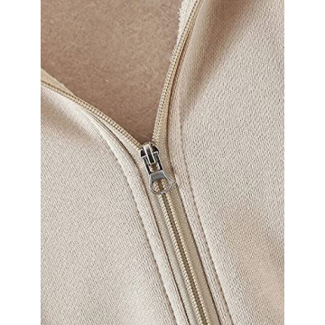 Stylish Meladyan Women's Oversized Zip Up Hoodie
