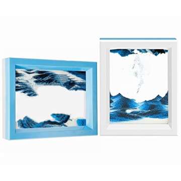 Captivating FUNJIA 3D Deep Sea Moving Sand Art - Flowing Relaxation Decor