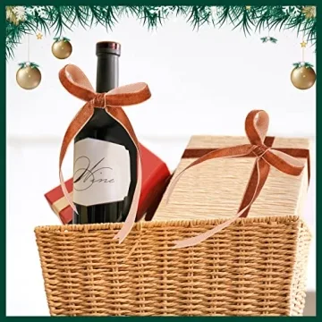 Chuangdi 3/8 Inch Velvet Ribbon for Christmas Crafts