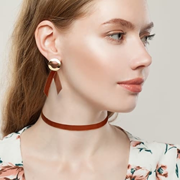 Chuangdi 3/8 Inch Velvet Ribbon for Christmas Crafts