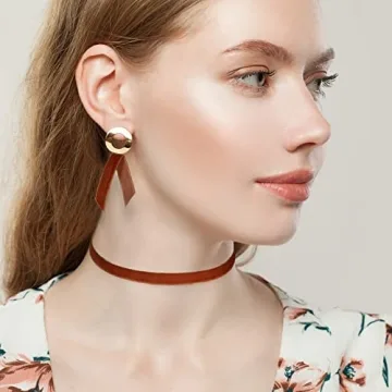 Chuangdi 3/8 Inch Velvet Ribbon for Christmas Crafts