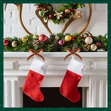 Chuangdi 3/8 Inch Velvet Ribbon for Christmas Crafts