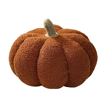 Mokoggiri Stuffed Pumpkin Fluffy 8 inch Halloween Pumpkins Plush Toys Soft Pumpkin Throw Pillow Gift...