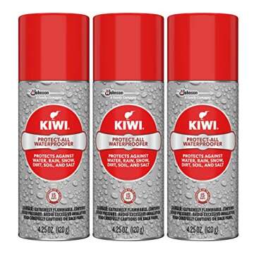 KIWI Unisex Adult Waterproofer Shoe Protector, Grey, 4.25 US