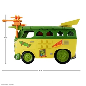 Super7 TMNT Party Wagon Vehicle for Collectors and Kids