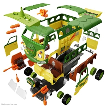 Super7 TMNT Party Wagon Vehicle for Collectors and Kids