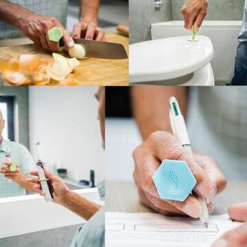 Grip Toggle - Essential Adaptive Aid for Limited Hand Ability Silicone Toggle Device. Adaptive Equip...