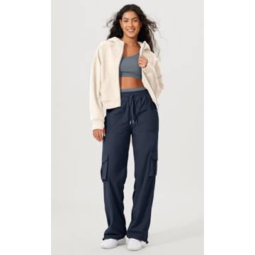 ODODOS Women's Fleece Lined Cropped Hoodies for Fall