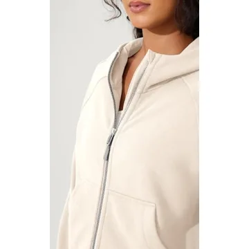 ODODOS Women's Fleece Lined Cropped Hoodies for Fall