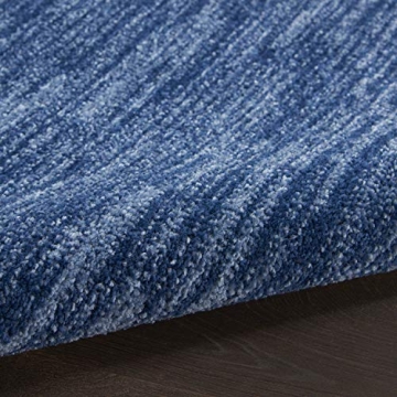 Nourison Indoor Outdoor Navy Blue Rug Easy to Clean