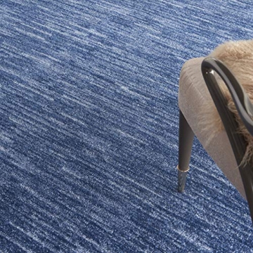 Nourison Indoor Outdoor Navy Blue Rug Easy to Clean