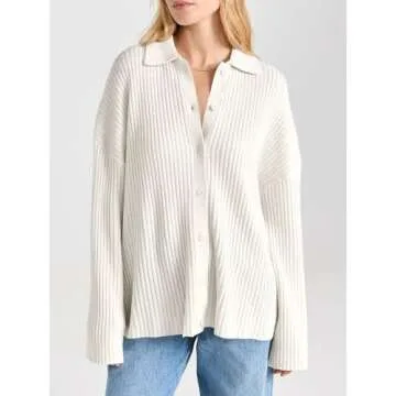 Danedvi Women's Oversized Cardigan Sweater for Chic Comfort