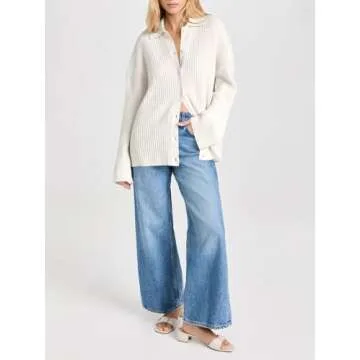 Danedvi Women's Oversized Cardigan Sweater for Chic Comfort