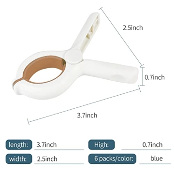 Durable TrendySupply 9 Pack Beach Towel Clips for Travel