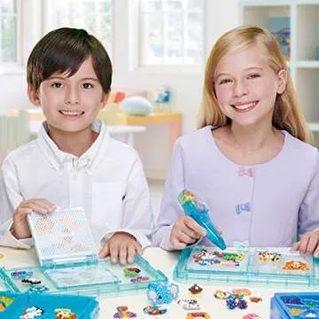 Aquabeads Mega Bead Set - Arts & Crafts Bead Refill Kit for Children Ages 4+ - Includes Over 2,400 Beads and Shooting Star Storage Case