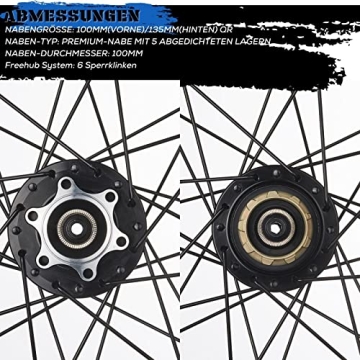 Corki Cycles Mountain Bike Wheelset for All Terrains