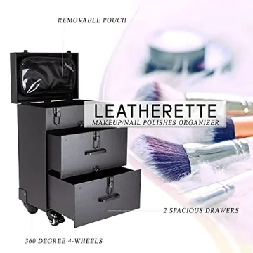 Ver Beauty Rolling Makeup Trolley for Professionals and Enthusiasts