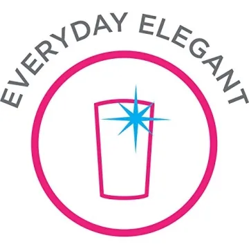 Libbey Blue Ribbon Impressions Rocks Glasses, 12.5-ounce, Set of 8