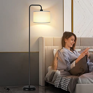 Stylish LED Floor Lamp with 3 Color Temperature Settings