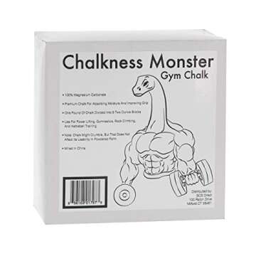 Gym Chalk Blocks - Chalkness Monster for Powerful Grip
