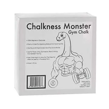 Gym Chalk Blocks - Chalkness Monster for Powerful Grip