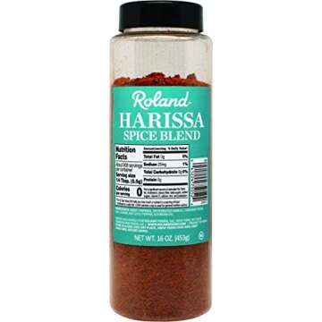 Roland Foods Harissa Spice Blend - 16 Ounce Gourmet Seasoning