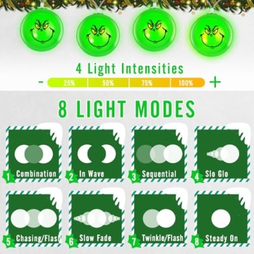 KAMHUPHEN Christmas LED String Lights - Remote Control