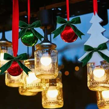 Chuangdi 1 Inch, 60 Yard Christmas Green Velvet Ribbon Wide Vintage Velvet Ribbons for Christmas Tree Ornaments Flower Bouquets Wedding Wreath Bow Making DIY Craft Choker