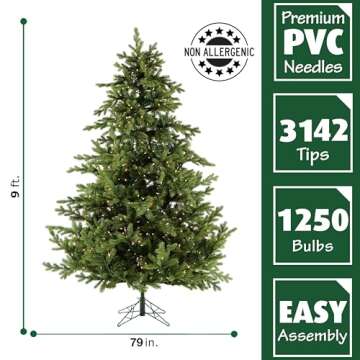 Fraser Hill Farm 9-Ft. Foxtail Pine Christmas Tree