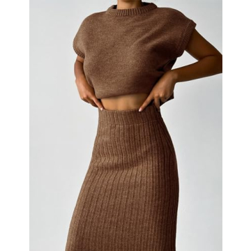 Zhiyouni Women’s 2 Piece Stylish Sweater Set for All Occasions