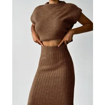 Zhiyouni Women’s 2 Piece Stylish Sweater Set for All Occasions