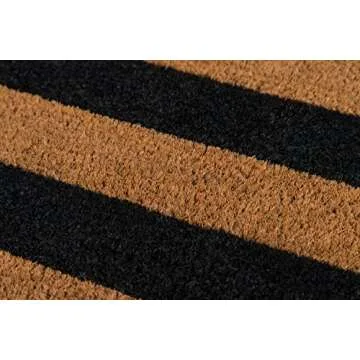 Erin Gates Park Stripe Coir Doormat for Every Home