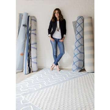 Erin Gates Park Stripe Coir Doormat for Every Home