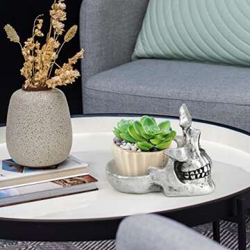 Mrlikale Skull Glasses Stand Holder, Creative Eyeglasses Holder, Sunglasses Spectacle Display Rack, ...