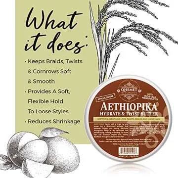 Qhemet Biologics Aethiopika Hydrate & Twist Butter - Flexible Definition