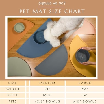 Waterproof Silicone Pet Food Mat - Non-Slip & Easy to Clean