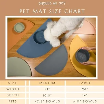 Waterproof Silicone Pet Food Mat - Non-Slip & Easy to Clean