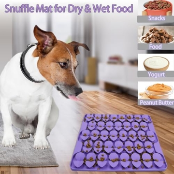 Femont Snuffle Mat for Dogs - Silicone Slow Feeder Enhance Feeding Fun