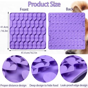 Femont Snuffle Mat for Dogs - Silicone Slow Feeder Enhance Feeding Fun