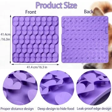 Femont Snuffle Mat for Dogs - Silicone Slow Feeder Enhance Feeding Fun