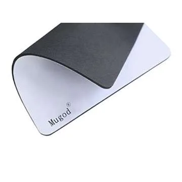 Mugod Checkerboard Mouse Pad Geometric Checkered Plaid Pattern Black and White Mouse Mat Non-Slip Rubber Base Mousepad for Computer Laptop PC Gaming Working Office & Home 9.5x7.9 Inch